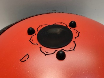 СТАЛЬНОЙ БАРАБАН ДЛЯ ЯЗЫКА 35 см, перкуссия 14 дюймов 14 дюймов красный