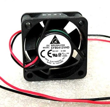 WENTYLATOR CHŁODZENIE do Delta EFB0412VHD DC12 V 0,18 A 40x20mm 2 pin