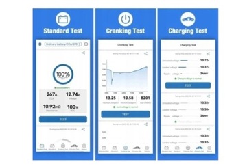 ТЕСТЕР АККУМУЛЯТОРА 6 В 12 В Bluetooth 5.0, польский