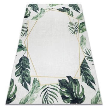 Dywan do prania antypoślizgowy monstera 80x150