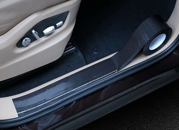 УГЛЕРОДНАЯ ЛЕНТА 5D ЗАЩИТНАЯ ФОЛЬГА ПОРОГОВЫЙ ДИАПАЗОН 100 см