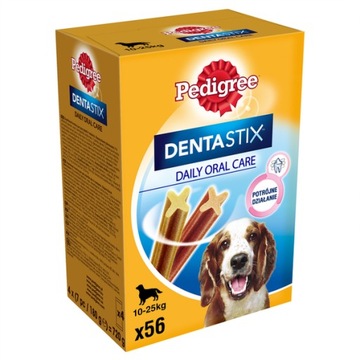 PEDIGREE DENTASTIX MEDIUM ŚREDNIE RASY 56 SZT