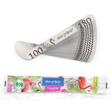 Пилочка для ногтей прямая 100/180 Aba Group Foil