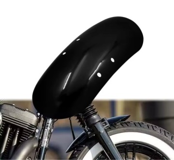 КОРОТКОЕ ПЕРЕДНЕЕ КРЫЛО HARLEY SPORTSTER 48 XL1200X ЧЕРНЫЙ СВЕТЯЩИЙСЯ