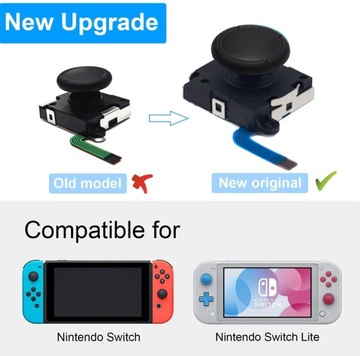 Ручка джойстика, аналоговый джойстик joy-con, черный