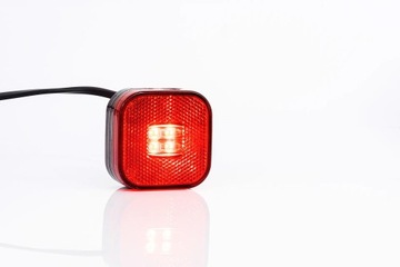 LAMPA LAMPKA OBRYSOWA DIODOWA LED 12/24V CZERWONA