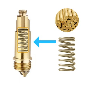 Сифон для умывальника, пробка клик-клак с переливом, латунь, хром