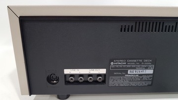 Видеомагнитофон HITACHI D-3300M / 3 ГОЛОВКИ / 2 РОЛИКА / D.DRIVE / AUDIOSHOCK