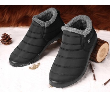 УТЕПЛЕННАЯ ЗИМНЯЯ ОБУВЬ, ВОДОНЕПРОНИЦАЕМЫЕ СНЕЖНЫЕ БОТИНКИ, ЧЕРНЫЕ ТРАПЕРЫ, ВЫСОКИЕ БОТИНКИ.