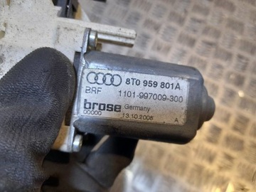 8T0959801A AUDI MOTOREK OKNO PŘEDNÍCH LEVÝCH DVEŘE