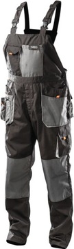 Neo Spodnie robocze na szelkach r.XXL/58 81240XXL