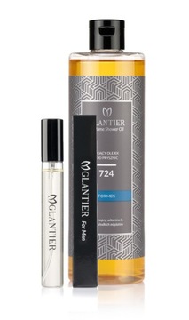 Zestaw Glantier 15ml 724 + Olejek pod prysznic 400ml 724