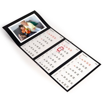 Kalendarz trójdzielny ścienny 2024 rok Foto-kalendarz TWOJE ZDJĘCIA 3 szt.