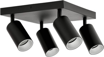Lampa Sufitowa Szyna Kinkiet Spot 4xGU10 SILVER
