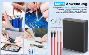 ПОРТАТИВНЫЙ АППАРАТ ДЛЯ ТОЧЕЧНОЙ СВАРКИ 5000 МАч, никелевые листы