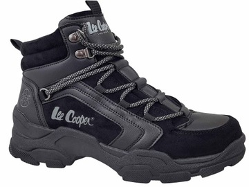 LEE COOPER DAMSKIE TRAPERY WORKERY ZIMOWE CZARNE