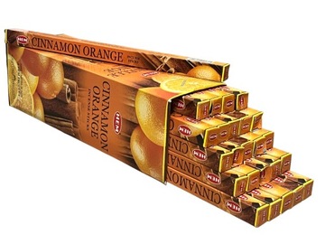 INDYJSKIE KADZIDŁA CYNAMON POMARAŃCZA CINNAMON ORANGE 200szt