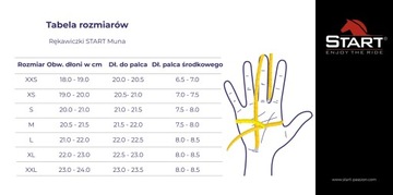 Rękawiczki całoroczne START Muna czarne XXS