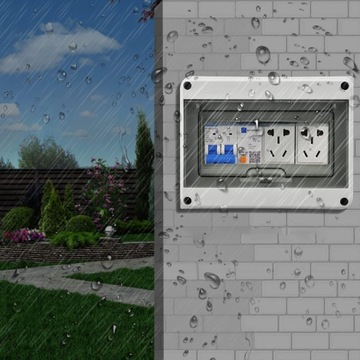 РАСПРЕДЕЛИТЕЛЬНАЯ КОРОБКА НАВЕРХНЕГО МОНТАЖА 12-МОДУЛЬНАЯ КОРОБКА ПРЕДОХРАНИТЕЛЕЙ IP65