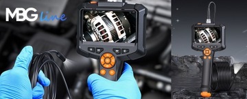 ЭНДОСКОП ДЛЯ ПРОВЕРКИ МАСТЕРСКОЙ 5M FULL HD ЖК-камера IPS для ТРУБ ДВИГАТЕЛЯ