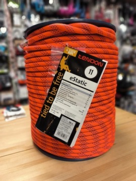 Статическая веревка Tendon eStatic e-static 11 мм оранжевая, по метрам