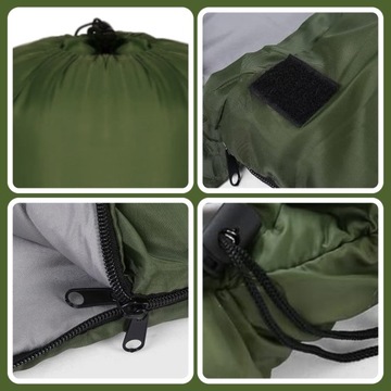 ТУРИСТИЧЕСКИЙ СПАЛЬНЫЙ МЕШОК МУМИЯ ТУРИСТИЧЕСКОЕ ОДЕЖДО ТЕПЛЫЙ СВЕТ КАПЮШОН