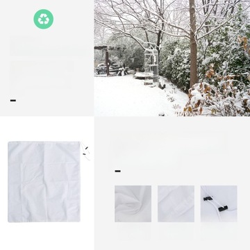 Чехол-антифриз для защиты растений от зимних холодов 3 шт.