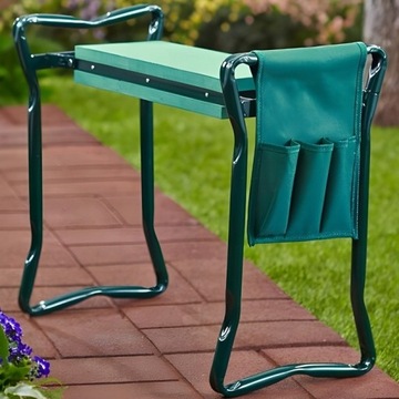 САДОВЫЙ СТУЛ НА КОЛЕНАХ СКЛАДНОЙ САДОВЫЙ СТУЛ STRONG 2в1 + ОРГАНАЙЗЕР