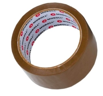TAŚMA PAKOWA Muroll kauczuk 48mm/60m BRĄZOWA x36