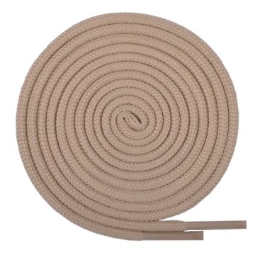 GLANY 5-6 dziurek SZNUROWADŁA BEŻOWE 100 cm