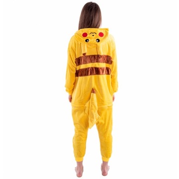 PIKACHU Pikachu PAJAMA Kigurumi Onesie Pokemon для детей Комбинезон 104