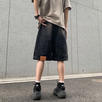 spodnie męskie jeansy Streetwear JNCO Jeans Y2k Hi