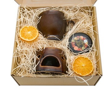 ПОДАРОЧНЫЙ НАБОР КЕРАМИЧЕСКАЯ КРУЖКА ДЛЯ ГЛИНТВИНА МУСУЛЬМАН + СПЕЦИИ