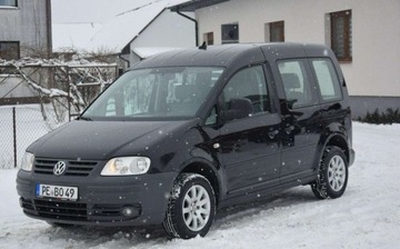 Volkswagen Caddy III Furgon 1.9 TDI 75KM 2010 Volkswagen Caddy 1.9 TDI Navi Klima 5-Osobowy 2 KPL KOL Pdc Sprowadzony, zdjęcie 3
