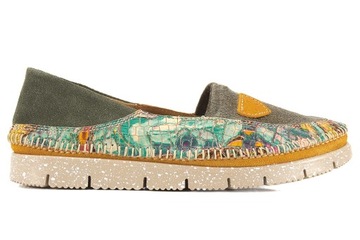 MACIEJKA 05434 PÓŁBUTY DAMSKIE ESPADRYLE BALERINKI