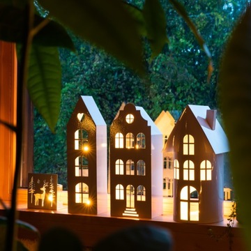 ДОМ СВЕТОДИОДНЫЙ ФОНАРЬ СВЕЧИ ФОНАРЬ БЕЛЫЙ КРУГЛЫЙ РОЖДЕСТВЕНСКИЙ ЛОФТ ГОСТИНАЯ