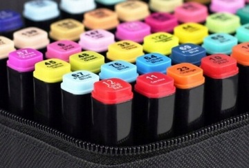 MARKERY ALKOHOLOWE TOUCH ZESTAW 60 SZTUK + TORBA