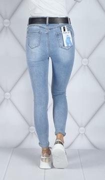 SPODNIE JEANSOWE Z PRZETARCIAMI GOODIES ROZMIAR M