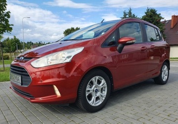 Ford B-MAX 1.0 EcoBoost 100KM 2015 Ford B-MAX Czujniki Parkowania PrzodTyl Klima Grzane FoteleSzyba Przod, zdjęcie 17