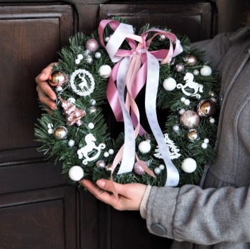 РОЖДЕСТВЕНСКИЙ ВЕНОК, РОЖДЕСТВЕНСКИЙ КРЕМ ДЛЯ ДВЕРИ