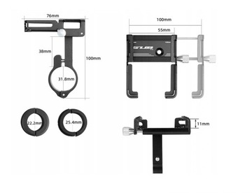 GUB P10 BIKE MOUNT PHONE руль МОТОР