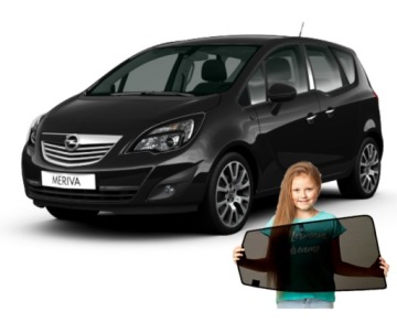 Záclony RayStop určené pro Opel Meriva B