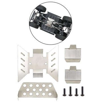 Metalowa osłona podwozia samochodu RC Zestaw osłon osi dla osi Axial SCX10