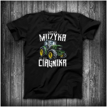 Tshirt PREZENT JOHN DEERE z TRAKTOREM XS