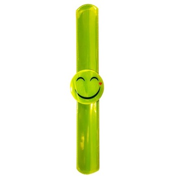 OPASKA ODBLASKOWA SAMOZACISKOWA EMOTKI NA RĘKĘ