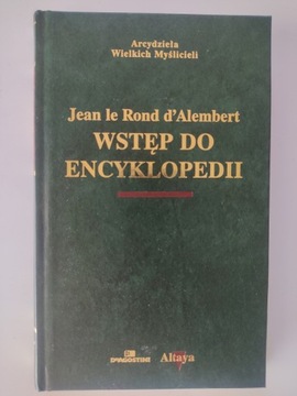 WSTĘP DO ENCYKLOPEDII Jean le Rond d'Alembert AWM