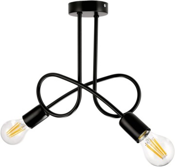 ПОТОЛОЧНЫЙ ПОДВЕСНОЙ СВЕТИЛЬНИК СОВРЕМЕННЫЙ ЛОФТ 2xE27