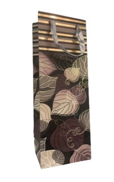 Torebka prezentowa ozdobna BUTELKA 36X13X11cm