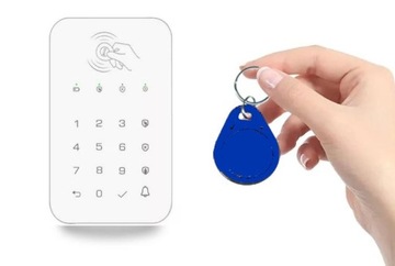 Manipulator, Klawiatura 433 MHz do alarmu z brelokami RFID + dzwonek