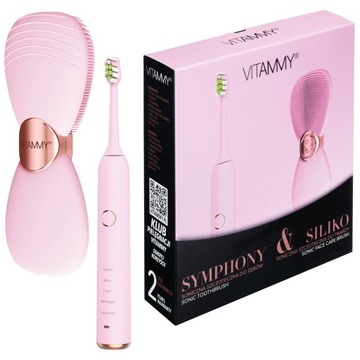 ЗУБНАЯ ЩЕТКА VITAMMY SYMPHONY SONIC + ЩЕТКА ДЛЯ ЛИЦА 2В1